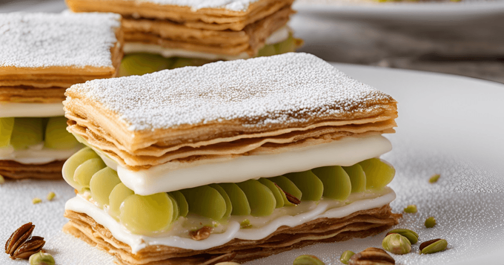 Moroccan Fusion Desserts mille fueille 